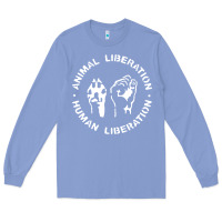Colony Blue animal liberation Long Sleeve Tee - artisFamous