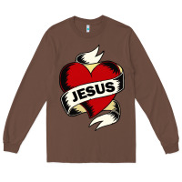 Chestnut jesus love Long Sleeve Tee - artisFamous