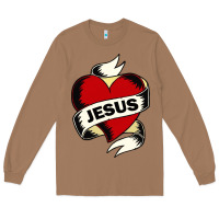 Toasted Coconut jesus love Long Sleeve Tee - artisFamous