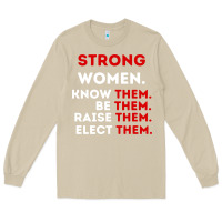 Mushroom strong women know them be them Long Sleeve Tee - artisFamous