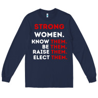 Navy strong women know them be them Long Sleeve Tee - artisFamous