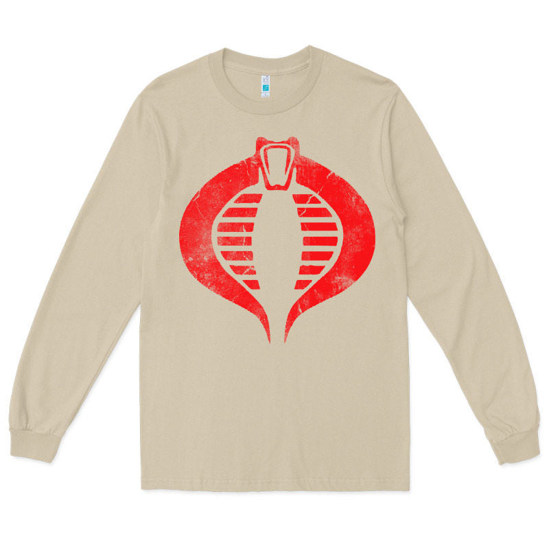 Vintage Cobra Symbol Long Sleeve Tee by artisFamous | Teevron