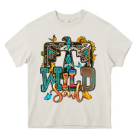 Cream western wild soul Heavy Core Tee - OliviaCreatesArt