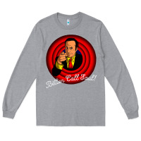 Heather Grey bettercallsaul Long Sleeve Tee - artisFamous