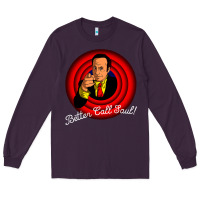 Plum bettercallsaul Long Sleeve Tee - artisFamous