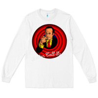 White bettercallsaul Long Sleeve Tee - artisFamous