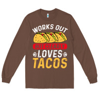 Chestnut tacos work out gym gift classic Long Sleeve Tee - artisFamous