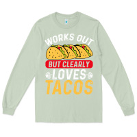 Matcha tacos work out gym gift classic Long Sleeve Tee - artisFamous