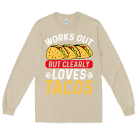 Mushroom tacos work out gym gift classic Long Sleeve Tee - artisFamous