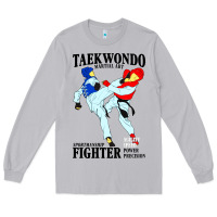 Moon Dust taekwondo sport art Long Sleeve Tee - artisFamous