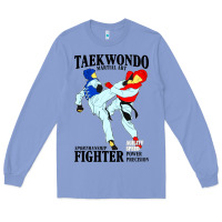 Colony Blue taekwondo sport art Long Sleeve Tee - artisFamous