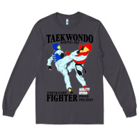 Smoke taekwondo sport art Long Sleeve Tee - artisFamous