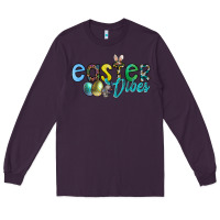 Plum easter vibes Long Sleeve Tee - CowhideDigitalArt