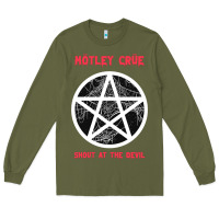 Army Green shout at the devil Long Sleeve Tee - artisFamous