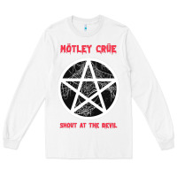 White shout at the devil Long Sleeve Tee - artisFamous