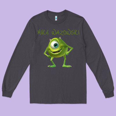 Mike Wazowski Long Sleeve Tee Designed By Artisfamous