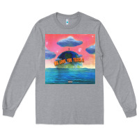 Heather Grey lil tecca - we love you tecca 2 Long Sleeve Tee - artisFamous