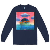 Navy lil tecca - we love you tecca 2 Long Sleeve Tee - artisFamous