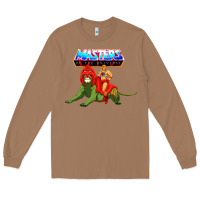 Toasted Coconut he man and battle cat Long Sleeve Tee - artisFamous