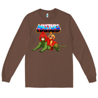 Chestnut he man and battle cat Long Sleeve Tee - artisFamous