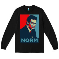 Black norm macdonald comedian Long Sleeve Tee - artisFamous