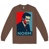 Chestnut norm macdonald comedian Long Sleeve Tee - artisFamous