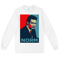 White norm macdonald comedian Long Sleeve Tee - artisFamous