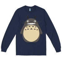 Navy ghibli elemental charms Long Sleeve Tee - artisFamous