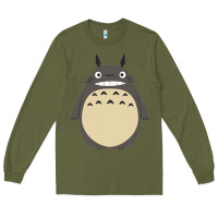 Army Green ghibli elemental charms Long Sleeve Tee - artisFamous