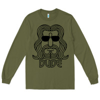 Army Green dude the big lebowski Long Sleeve Tee - artisFamous