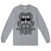 Heather Grey dude the big lebowski Long Sleeve Tee - artisFamous