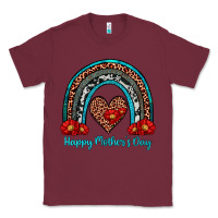 Burgundy happy mother's day rainbow Classic Tee - Artiststas