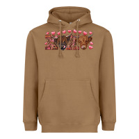 Toasted Coconut Xoxo highland cows Heavyweight Hoodie - RanaPortraitStore