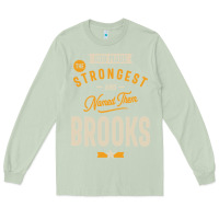 Matcha Brooks Personalized Name Birthday Gift Long Sleeve Tee - artisFamous