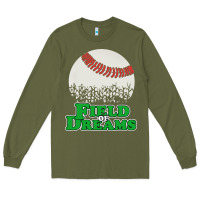 Army Green field of dreams Long Sleeve Tee - artisFamous