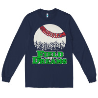Navy field of dreams Long Sleeve Tee - artisFamous
