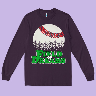 Field Of Dreams Long Sleeve Tee Designed By Artisfamous