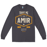 Smoke Amir Personalized Name Birthday Gift Long Sleeve Tee - artisFamous
