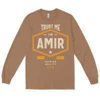 Toasted Coconut Amir Personalized Name Birthday Gift Long Sleeve Tee - artisFamous