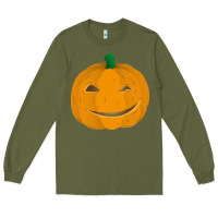 Army Green pumpkin Long Sleeve Tee - artisFamous