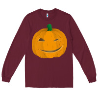 Burgundy pumpkin Long Sleeve Tee - artisFamous