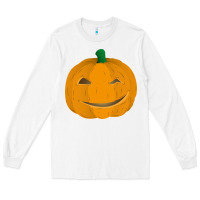White pumpkin Long Sleeve Tee - artisFamous