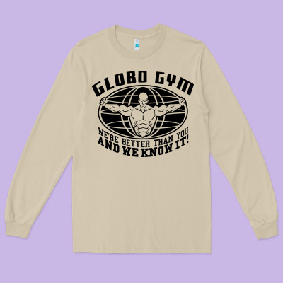 Globo Gym Long Sleeve Tee Designed By Artisfamous