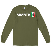 Army Green abarth scorpion merch Long Sleeve Tee - artisFamous
