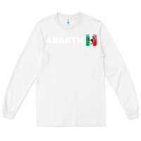 White abarth scorpion merch Long Sleeve Tee - artisFamous