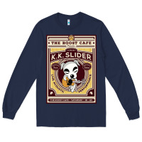 Navy the roost cafe Long Sleeve Tee - artisFamous