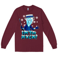 Burgundy snow miser Long Sleeve Tee - artisFamous