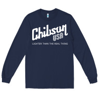 Navy chibson Long Sleeve Tee - artisFamous