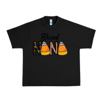 Black Blessed nana Urban Heavy Tee - CowhideDigitalArt