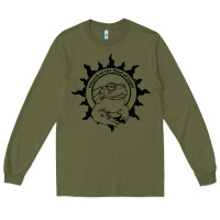 Army Green church of the toad of light psychedelic frog Long Sleeve Tee - artisFamous